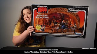 Review “The Vintage Collection” Boba Fetts Throne Room by Hasbro [upl. by Iteerp]