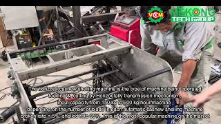 Cashew nut cutting machine made in Viet Nam [upl. by Abocaj652]