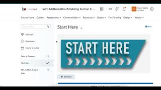 MATH 1101 Intro to Math Modeling Welcome Video [upl. by Gabler]