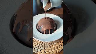 The most satisfying part is when that Chocolate Dome melts Isnt it  subscribe shorts chocolate [upl. by Hege254]