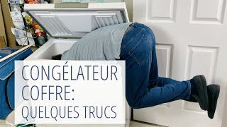 Le congélateur coffre horizontal  astuces pour le dégivrer et organiser son contenu [upl. by Sair]