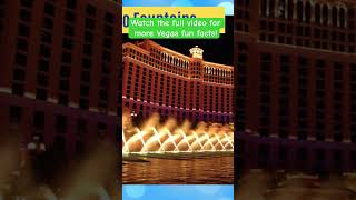 Bellagio Fountains lasvegas vegas bellagio bellagiofountains travel trivia funfacts factoids [upl. by Laleb]