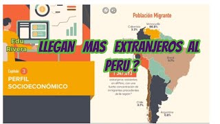 Migraciones informa cuantos extranjeros hay en Peru 2023 y que hacen [upl. by Benzel864]