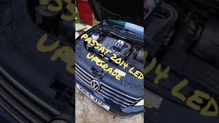 How To Fit LEDs VW Passat 2014 H7 Led Upgrade Error Free Canbus [upl. by Ennelram373]