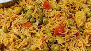 Mix vegetable pulao recipe  tasty vegetable pulao [upl. by Eirised807]