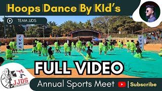 Hoops Dance Performance  School Annual Day Choreography  Team JJDS  Kids Dance  jjds teamjjds [upl. by Adnohsal]