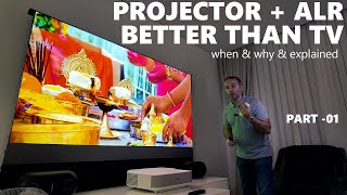 Projector is Better Than TV   When amp How [upl. by Annekahs]