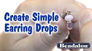 Create Simple Earring Drops [upl. by Maya]