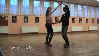 5 FIGURAS DE NIVEL BASICO BACHATA CLASS [upl. by Eesak]