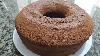 BOLO DE CHOCOLATE FOFINHO FEITO NO LIQUIDIFICADOR [upl. by Ecirtam]