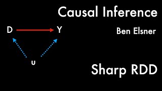 Causal Inference  1423  Sharp RDD [upl. by Georgeta786]