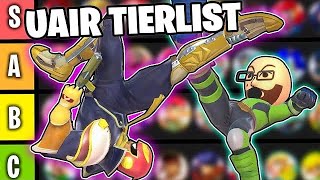 Smash Ultimate UP AIR TIER LIST [upl. by Asirb435]