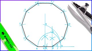 How to draw a Decagon [upl. by Dace]