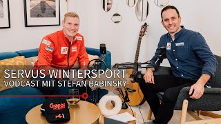 „Hermann Maier prägte meine Kindheitquot  Babinsky im Talk  Servus Wintersport Der Vodcast  S2 EP10 [upl. by Nirek372]