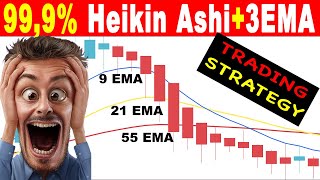 The BEST Heiken Ashi  3 EMA Scalping Trading Strategy  Very High Winrate [upl. by Lleval623]