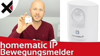 Homematic IP Bewegungsmelder Sicherheit Hüllschutz Vollschutz Konfiguration  iDomiX [upl. by Eittak]