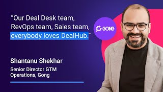 Case Study  DealHub is a Critical Part of Gong’s Sales Strategy [upl. by Alleuqahs]