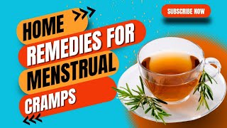 Effective Home Remedies For Menstrual Cramps Natural Pain Relief [upl. by Birkner]