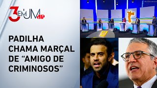 Eleições em SP Debate entre candidatos é marcado por xingamentos [upl. by Herrod]