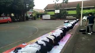 Opening Ceremony Asian Games 2018 Proses Latihan SMA 46 Jakarta [upl. by Nylinej]