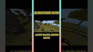 Lucky Blocks in MCPE minecraft addonsforminecraftpocketedition gaming [upl. by Valerie]