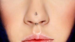 Top Ten Most Popular Types of Nose Piercings [upl. by Eniak797]