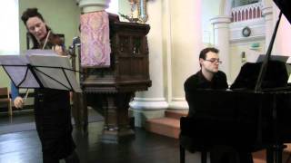 Messiaen Theme et Variations performed by Roxanna Rumney and Dominic John [upl. by Nrublim]