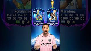 FIFA 24 World Cup Messi vs FIFA 24 World Cup Pele  FIFA Card Challenge [upl. by Mikiso319]