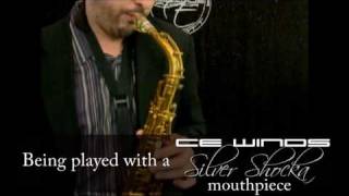 SaxMallcom Vintage Buescher Alto Saxophone Sax played w CE Winds Silver Shocka mouthpiece [upl. by Kosak773]