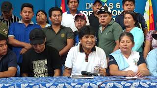 Conferencia de Prensa de la Coordinadora de las Seis Federaciones del Trópico de Cochabamba [upl. by Adnalram]