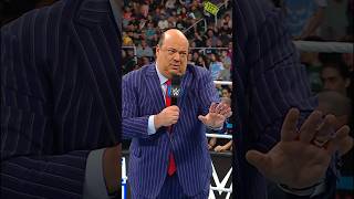 Paul Heyman looks scared for his life 😬 [upl. by Elyad]