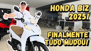 Honda BIZ 125 EX 2025  MUDOU TUDO [upl. by Aicilla94]