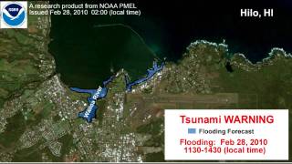 Chile Tsunami  Feb 27 2010 [upl. by Aloz]