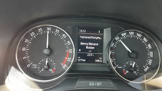 Skoda Fabia 14 TDI 105km acceleration 0180kmh [upl. by Longo498]