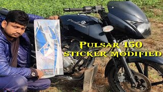 pulser 150 2012 model sticker modify [upl. by Anigger]