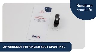 Anwendung memonizerBODY sport NEU [upl. by Biddick]