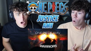 He delivered again  First Time Reacting 4K One Piece  Justice「AMVEdit」Warriors  Reaction [upl. by Derdle572]