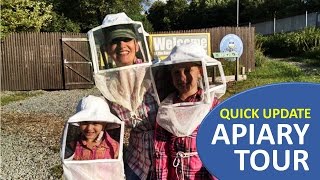 Bee Farm Visit  Quick Update [upl. by Rusticus]