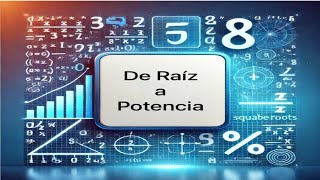 De Raíz a Potencia ¡Aprende a convertir exponentes fraccionarios fácilmente [upl. by Jenifer]