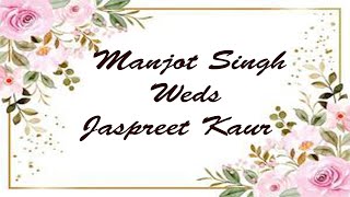 Dj Jaggo Ceremony  Manjot Singh Weds Jaspreet Kaur  Shehbaaz Film Production [upl. by Anavlys]