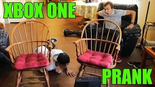 HILARIOUS BREAKING XBOX ONE PRANK [upl. by Lucey]