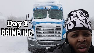 Day 1 At Prime Inc  Trucking School  Turning in My Truck [upl. by Iraam]