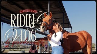 HORSE RIDING VLOG  TACKING UP  Equestrian Diaries EP04 [upl. by Lleoj]