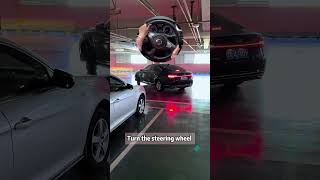 Reversing into a parking space！driving skills tips knowledge fpy [upl. by Varien]