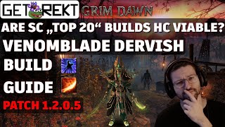 Grim Dawn Build Highlight  Venomblade Dervish  SC quotTOP 20quot [upl. by Ibed]