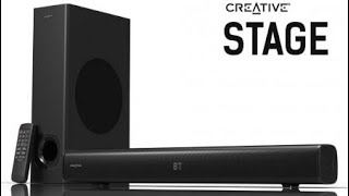 Demo quotMegabassquot CREATIVE STAGE 21 Soundbar [upl. by Tamah513]