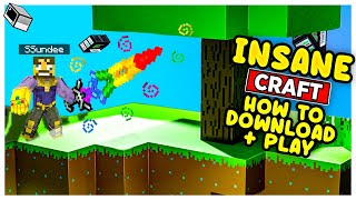 How to Install and Play Insane Craft in Minecraft FREE with Friends [upl. by Gerita]