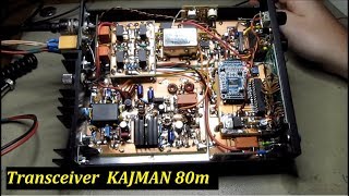 Transceiver KAJMAN 80m quotSprawdzeniequot [upl. by Atiuqel337]