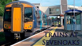 Trains at Sevenoaks  SEML  230722 [upl. by Yllil]