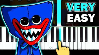 Friday Night Funkin VS Huggy Wuggy Poppy Playtime  VERY EASY Piano tutorial [upl. by Nady]